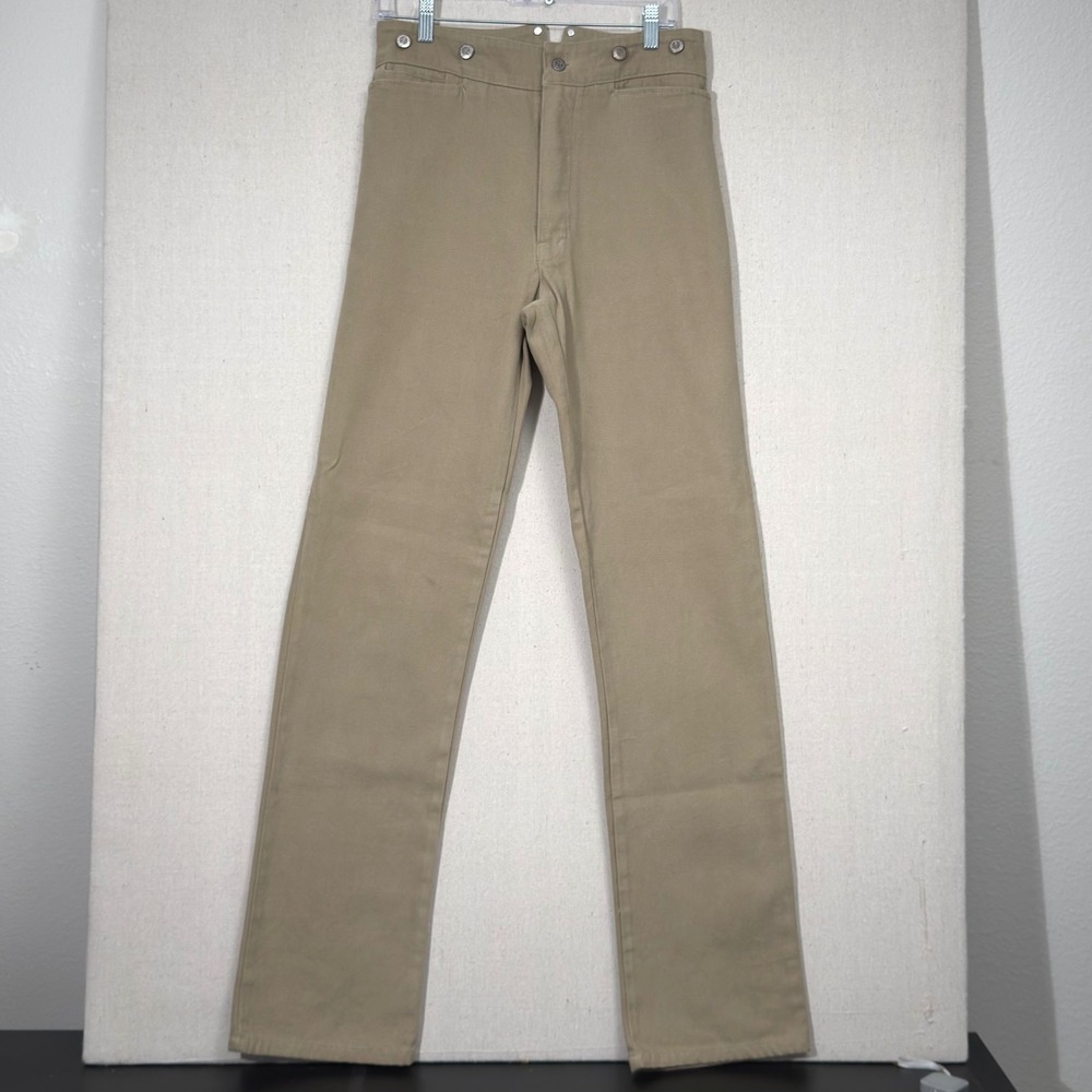Wah Maker Frontier Clothing Pants Men 29 Tan Western Cinch Back Canvas USA